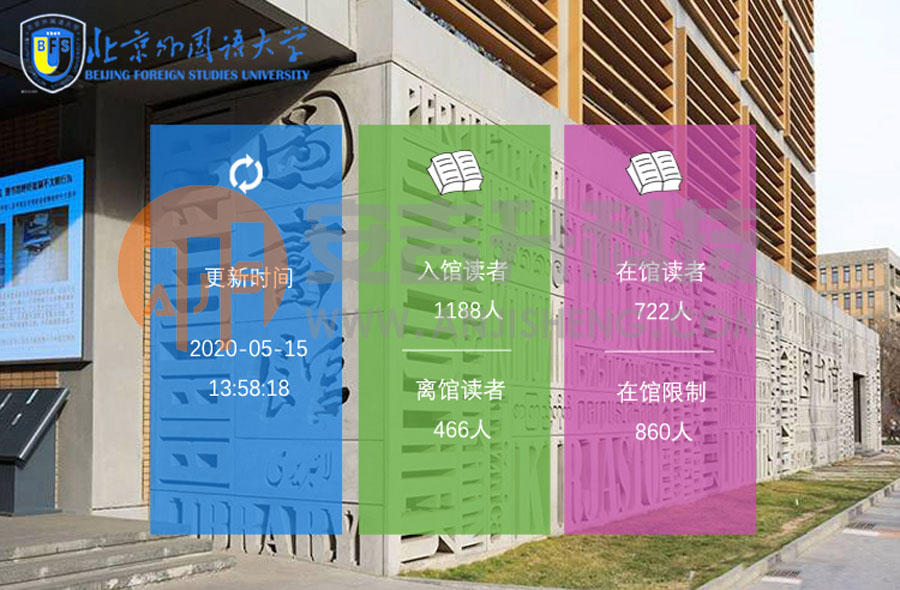 北京外國語大學采用我司客流統計系統(圖1) 北京外國語大學采用我司客流統計系統(圖1)